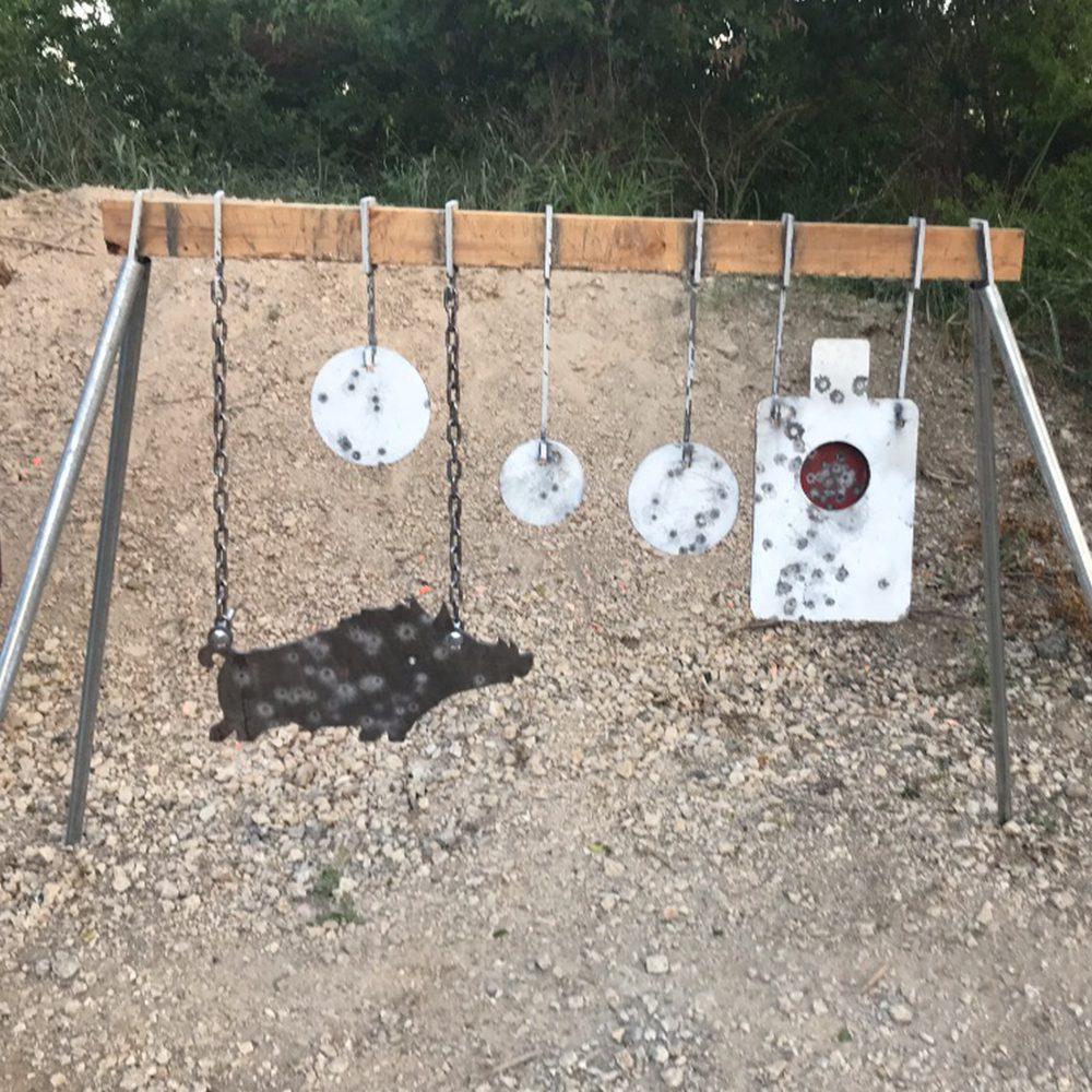 6 Inch Round Hangers Steel targets for Sale Low Prices   Shooting Targets 