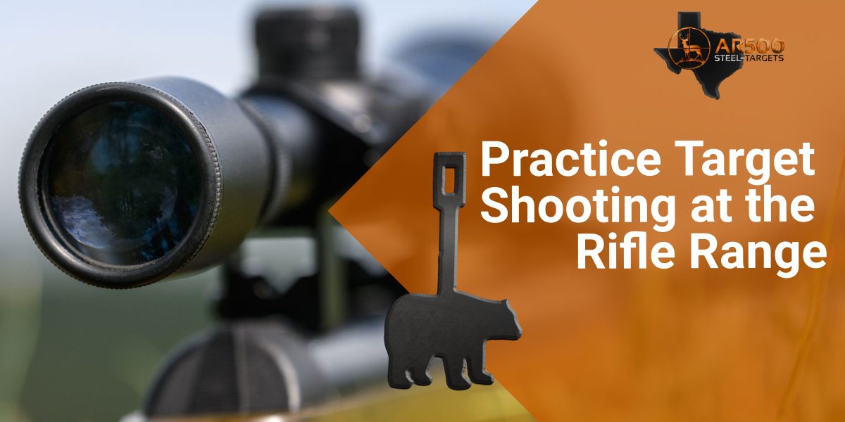 Practice Target Shooting at the Rifle Range 1
