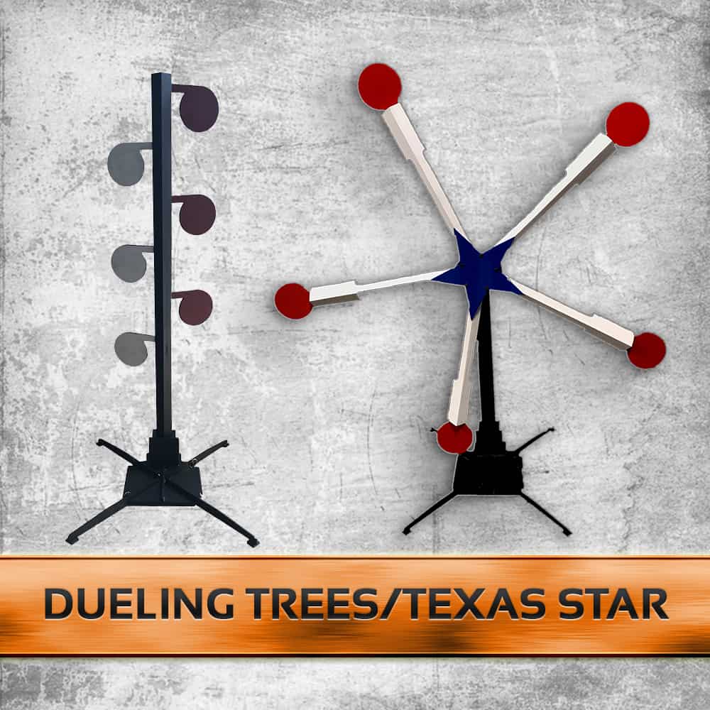 dueling tree texas star steel targets